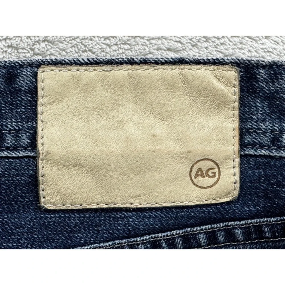 AG Adriano Goldschmied Mens The Everett Slim Straight Blue Jeans 31 Meas: 32x33